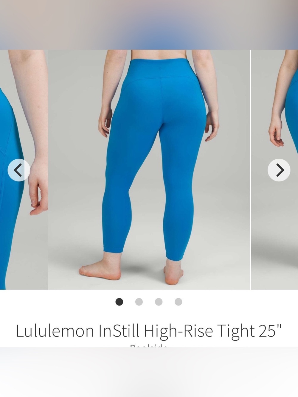 Lululemon InStill High Rise Tight 25" In Poolside Size 4 - Picture 5 of 7